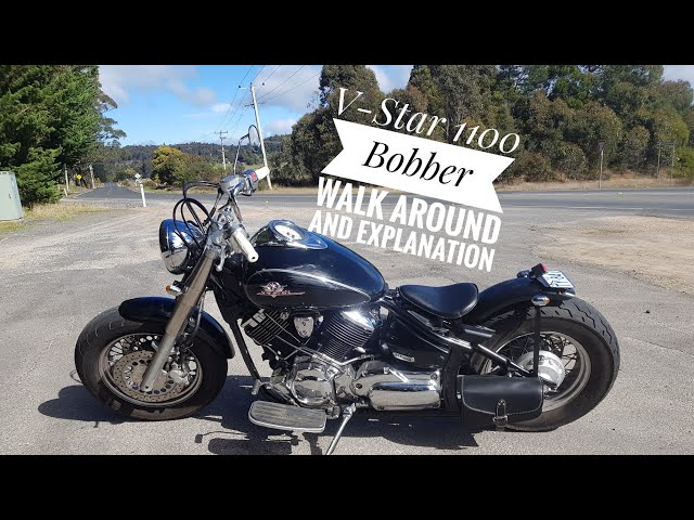 V-Star 1100 Bobber | XVS1100 Bobber | Dragstar 1100 Bobber | Walk Around and Explanation