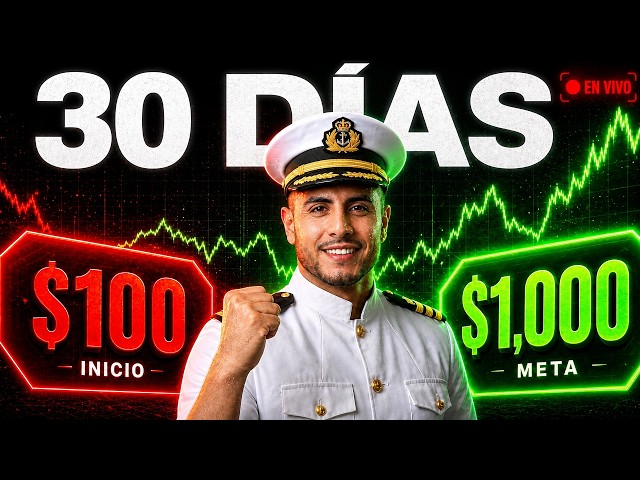 🔥 RETO TRADING 100X: DE $100 A $1000 EN 30 DÍAS | BITCOIN Y CRIPTO SCALPING EN VIVO Y EN DIRECTO 🔴