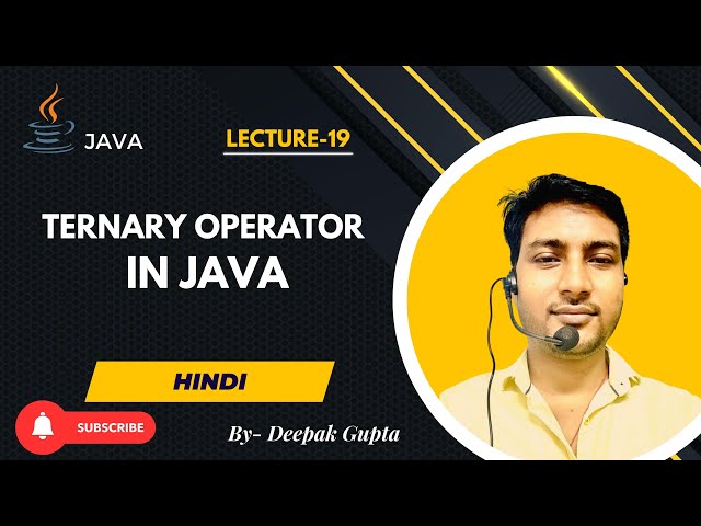 Core Java part19 | Ternary Operator in Java | Conditional Operator Made Simple | Ternary Operator