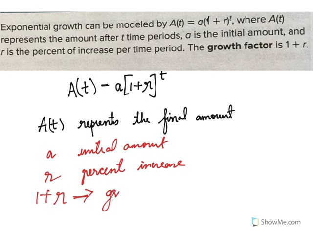 To graph an exponential function.