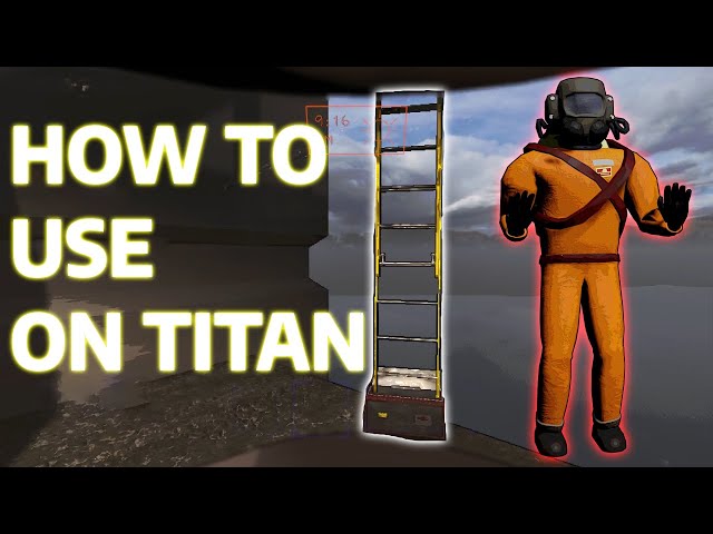How To Do The Extension Ladder Trick for titan In Lethal Company!