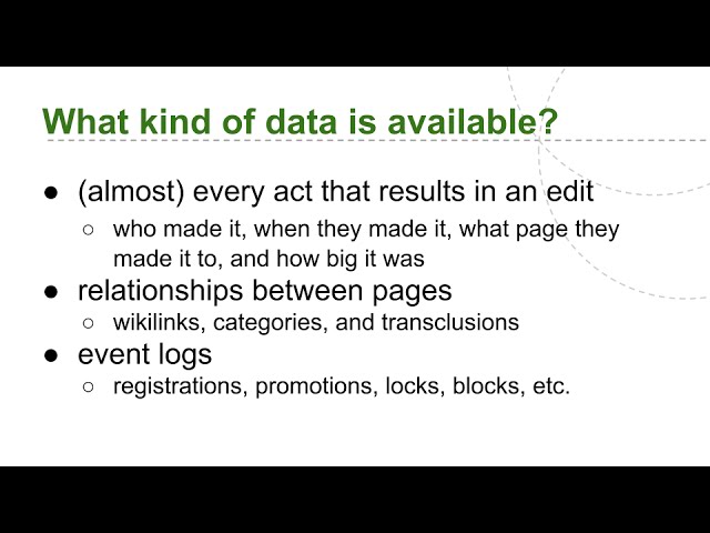 Beyond Wikimetrics: Using Databases and APIs for Research (II)
