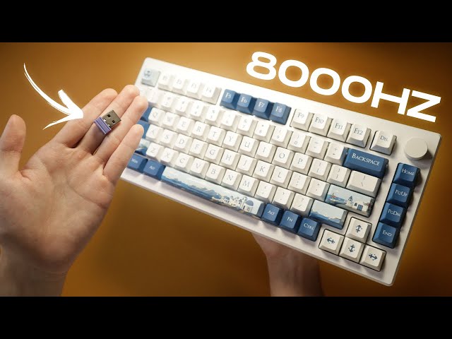 Wireless magnetic keyboard that can do 8000hz!? (Akko MOD007B HE PC Santorini Review)