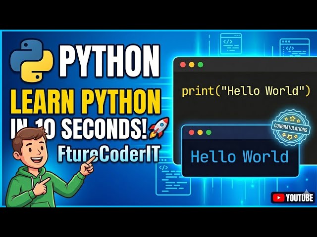 Python Programming Full Course for Beginners in Hindi | Learn Python Step by Step | FutureCoder IT