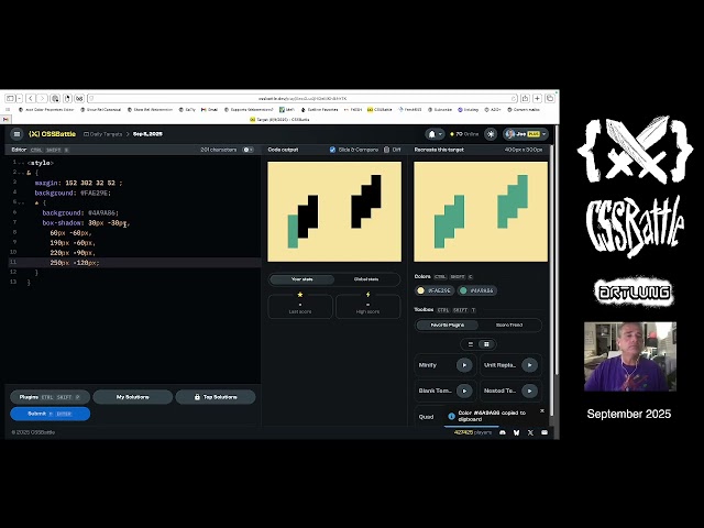 CSSBattle for SEPTEMBER 8 (2025)