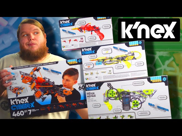 Build your own Blasters w/ K'NEX CYBER-X!