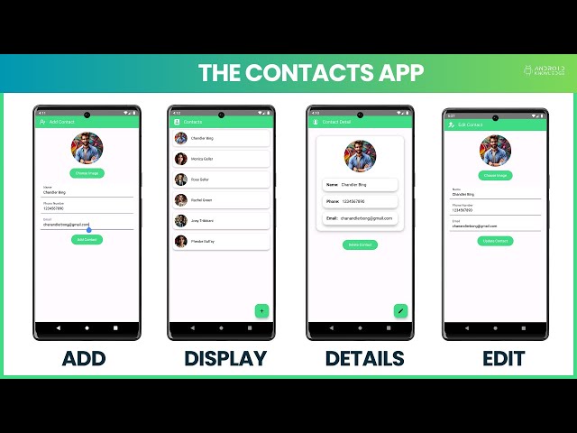 Create a Contacts App using Jetpack Compose & Kotlin | Android App Development