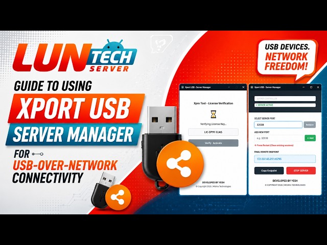 How to Use XPort USB Server Manager | USB Over Network Setup & Guide