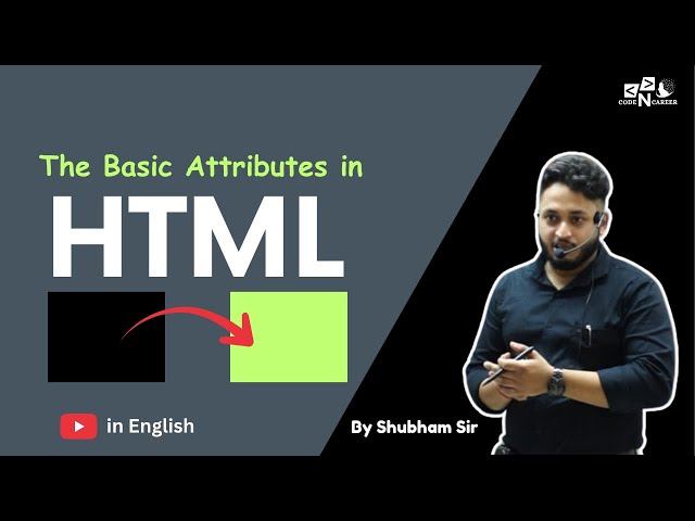 HTML Attributes Explained | Learn HTML for Beginners (2025) #htmlelements #coding #programming #html