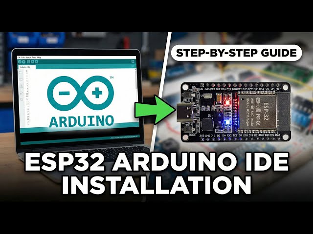 ESP32 Arduino IDE Setup: Drivers, Libraries & Blink Test 💡