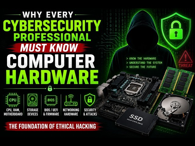 Why Every Cybersecurity Professional Must Know Computer Hardware | Beginner's Guide to Ethical Hack