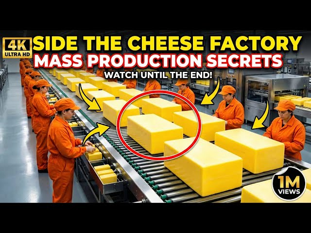 Inside the Butter Factory Process – How Butter Is Made | Factory Work & Industrial Production