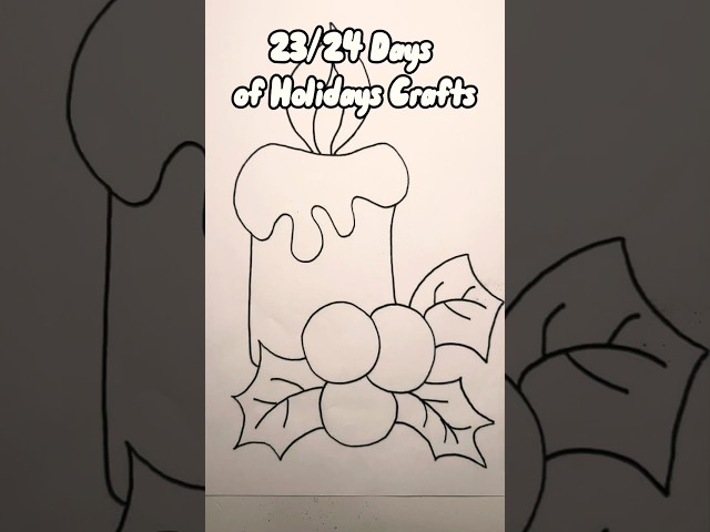 Day 23 | Christmas Countdown: 24 Days of Creativity #christmascrafts  #christmascreations