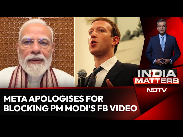 PM Modi's FB Video Blocked: "Technical Glitch": Meta Apologises For Blocking PM's Video, Sources Say