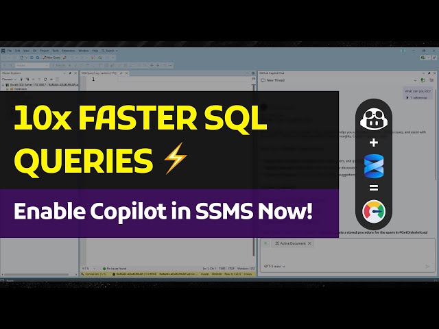 SSMS 22 + Copilot Changed My SQL Game Forever
