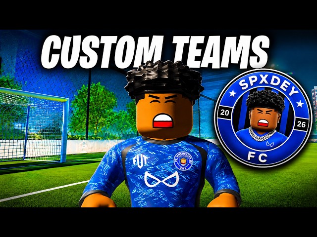 New Roblox Football Game FUT Commands And Custom Teams
