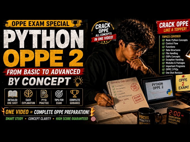 Python OPPE 2 PART 01 🚀 Crack OPPE in ONE SHOT! | IIT Madras