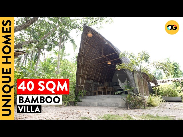 Inside a 40sqm Sustainable Bamboo Villa in Baler