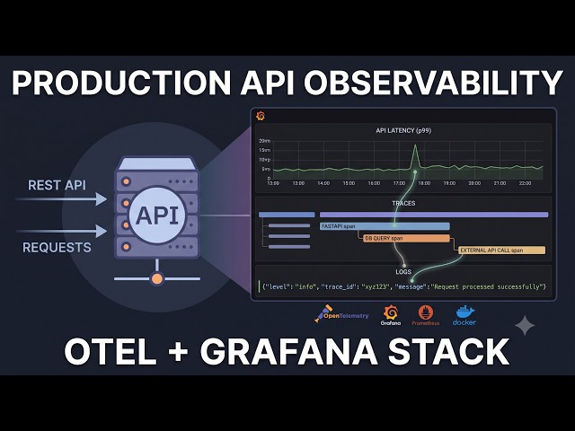 FastAPI Observability Masterclass: Logs, Traces, & Metrics with OpenTelemetry & Grafana
