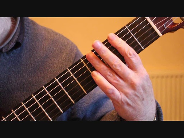 Study in Em by Francisco Tarrega -Guitar Tutorial