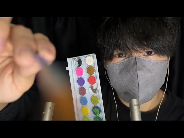 【ASMR】I'll paint your beautiful face 💤😪 Bonus included
