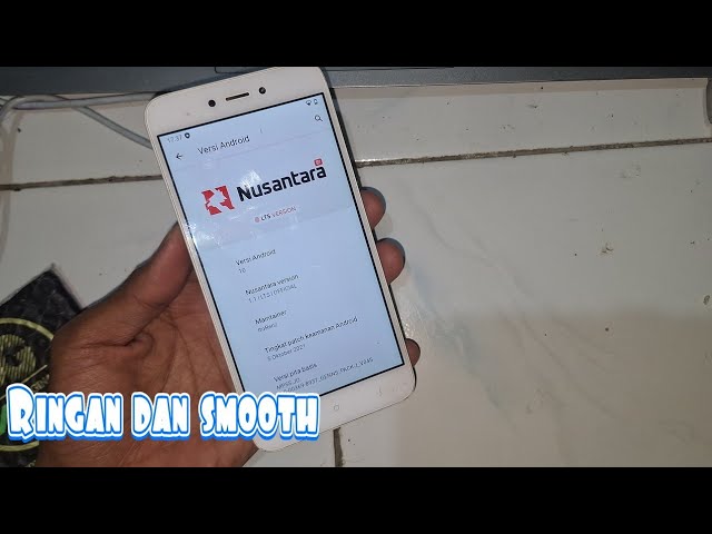 Installing Nusantara OS Android 10 Custom ROM on Xiaomi Redmi 5A