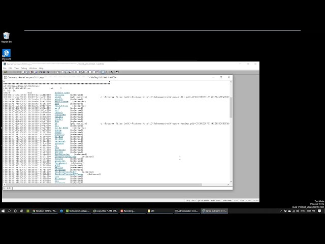 Setting Up Windows Kernel Debugging