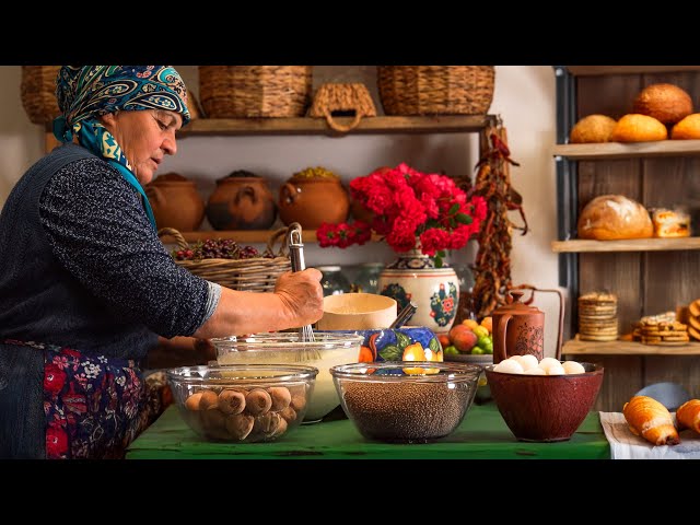 🔥 Cooking Old Fashioned Crepes for Breakfast in the Village Garden