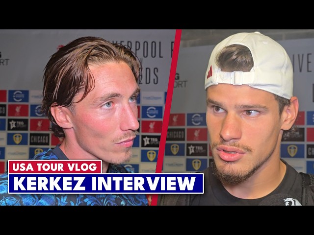 Behind The Scenes Mixed Zone With Milos Kerkez, Lewis Koumas & Harry Wilson | Liverpool 2-4 Leeds