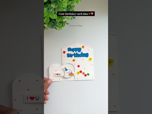 Cute birthday card idea for your loved ones | easy gift card ideas #diy #craft #handmade #giftideas