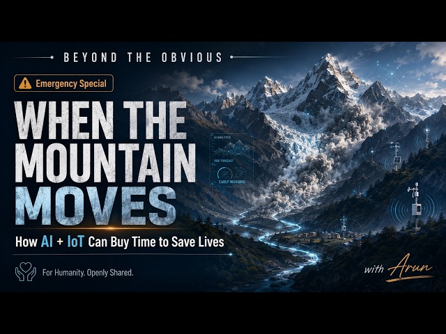 WHEN THE MOUNTAIN MOVES — How AI + IoT Can Buy Time to Save Lives