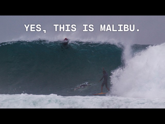 MALIBU GOES OFF: Hurricane Marie 2.0 (storm surf)
