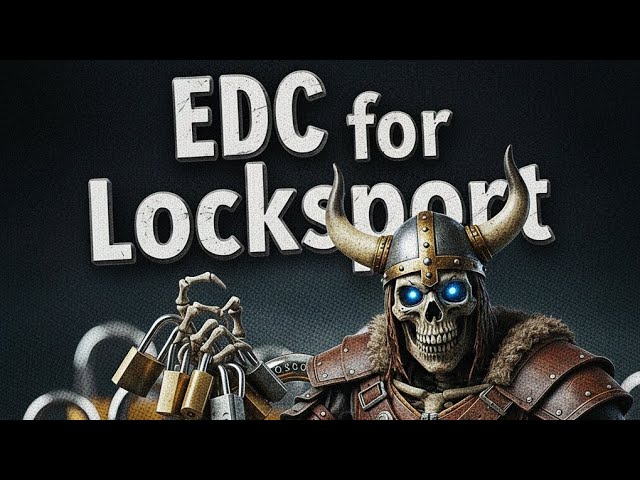 Locksport: Compact EDC for lockpicking 