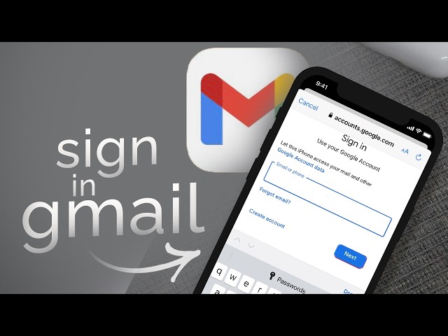 How to Sign in Gmail Account on iPhone (tutorial)