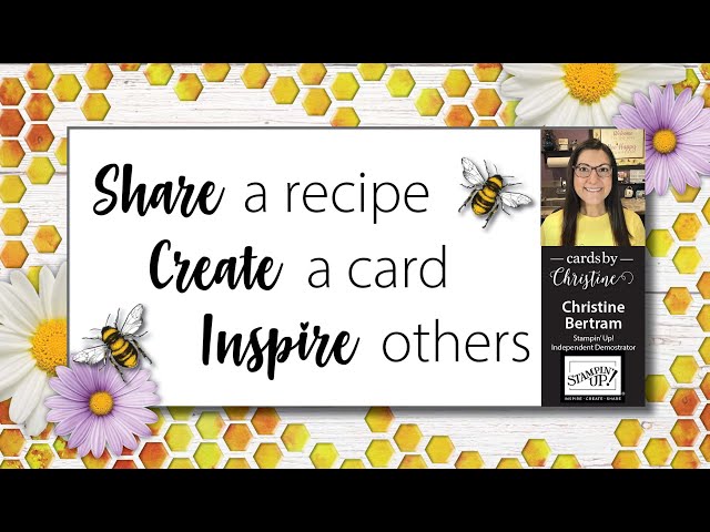 Share a Recipe, Create a Card, & Inspire Others with Cards by Christine - September 2026