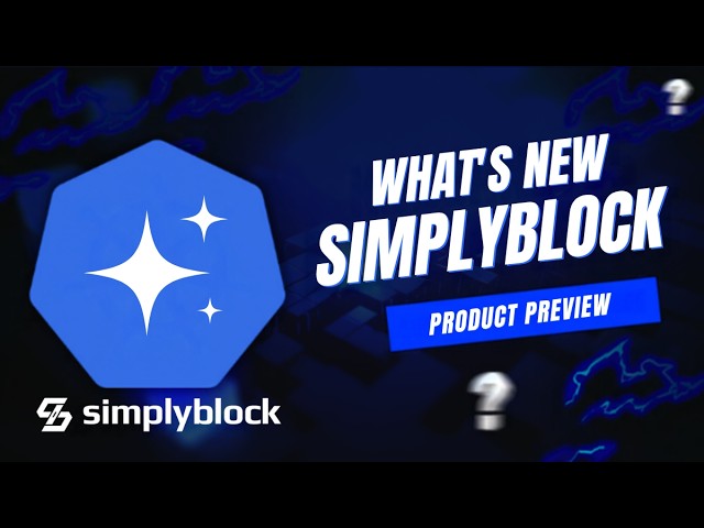 Simplyblock 26.4 Release Preview