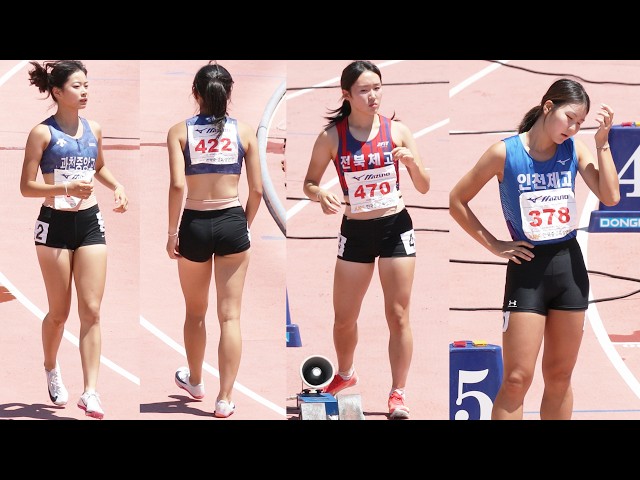 여고부 400m 예선 1조 - 너무나 뜨거웠던 하루. 2026 보은 제55회 추계전국중·고등학교육상경기대회 1일차 - 8월 6일