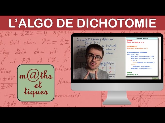Understanding the Dichotomous Algorithm