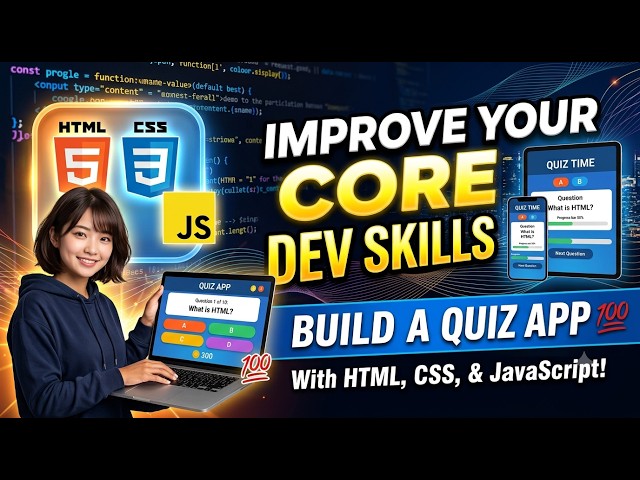 (Pt2)-mprove your core development skills by building a Quiz App with HTML, CSS, and JavaScript