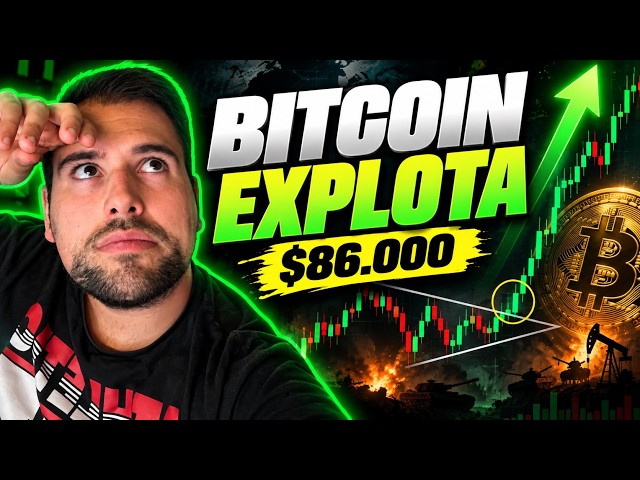🚨 BITCOIN EXPLOTA POR ENCIMA DE LOS 86000$ A PESAR DE LA GUERRA | Trading EN DIRECTO