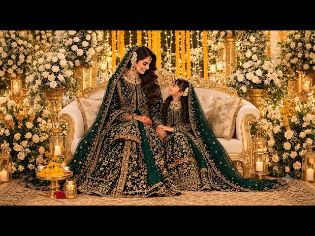 Mini Bride & Khala's Matching Mehendi Wedding Story ... #sisters #mehendi #bride #khala #bhanji