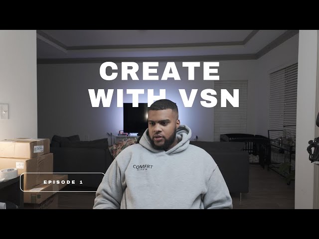 A week in the life of  a fulltime content creator | Create with vsn ep 1