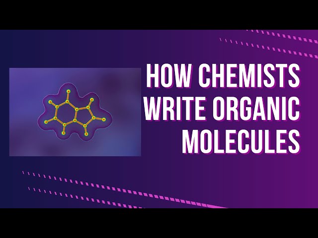 Formulas of Organic compounds