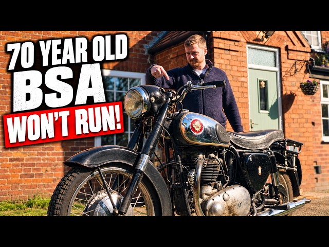 Old motorcycle seeks TLC