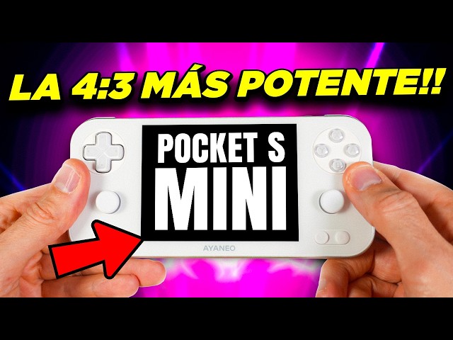 ESTA  es la consola 4:3 mas POTENTE de TODAS : Ayaneo pocket mini