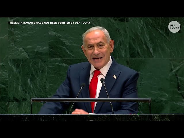 Full Netanyahu speech at UN addresses Oct. 7 attack, Iran war and fronts Israel is fighting