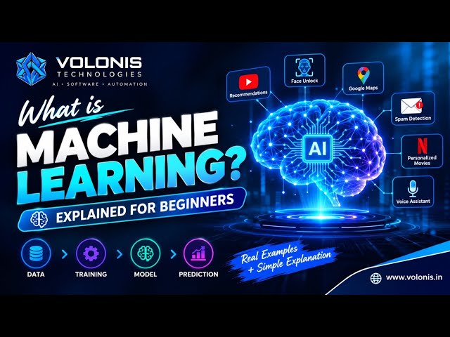What Is Machine Learning? | Machine Learning Explained 🤖 #Ai #Volonis #MachineLearning #Technologies