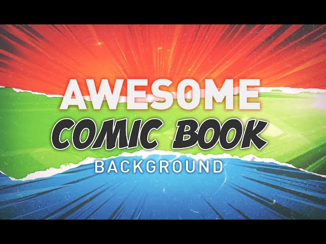 Awesome Vintage Grunge Comic Background Video Loop
