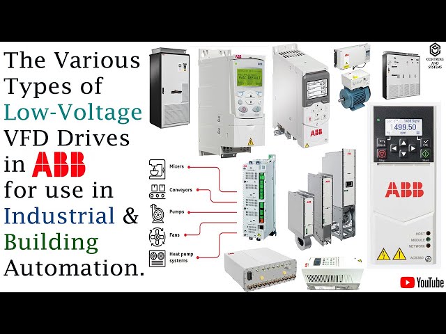 ABB Low-Voltage VFD Drive Series Overview 🔋 | Ideal for Building & Industrial Use